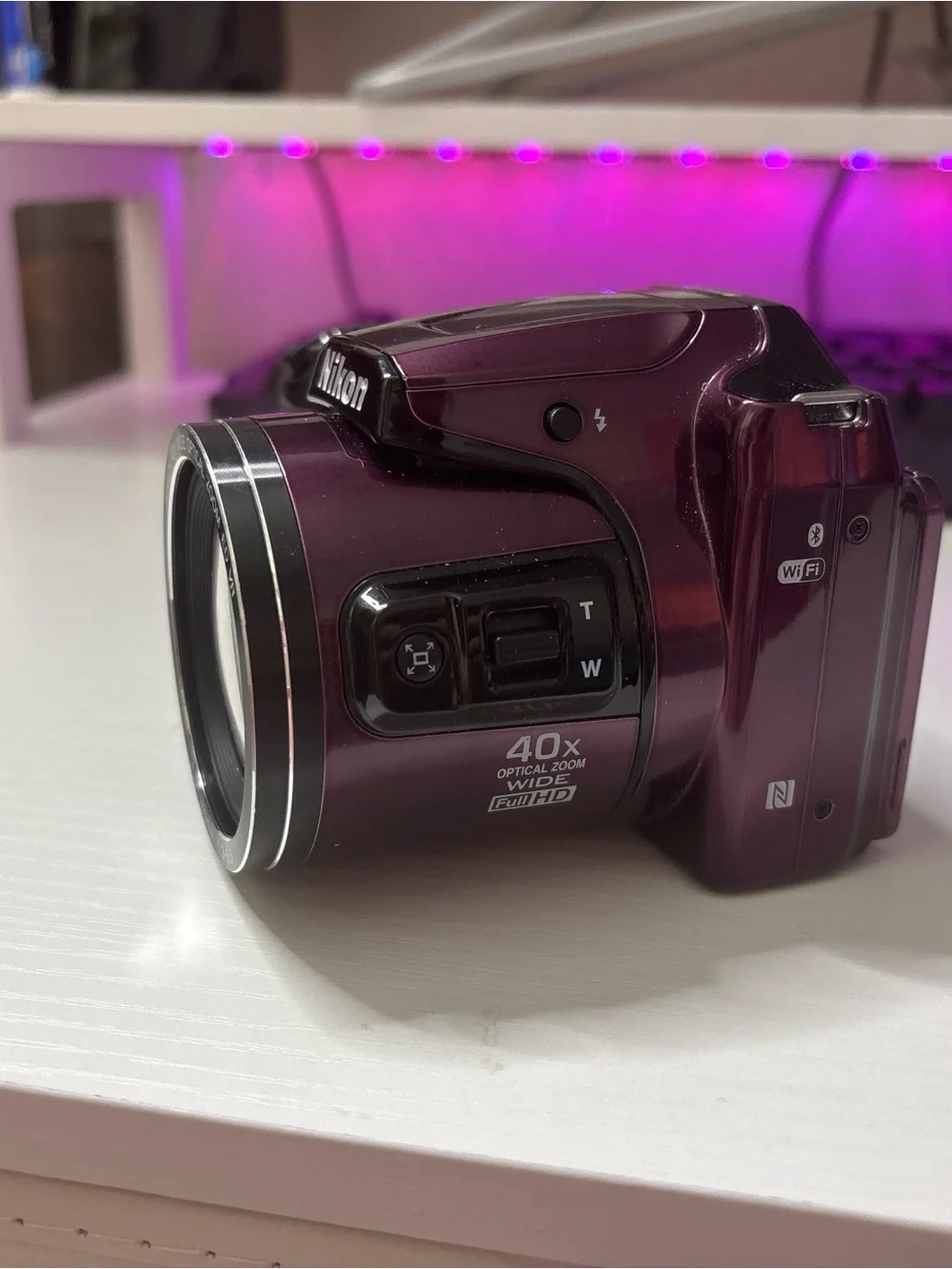 Nikon Black Digital Camera with 40x NIKKOR Zoom